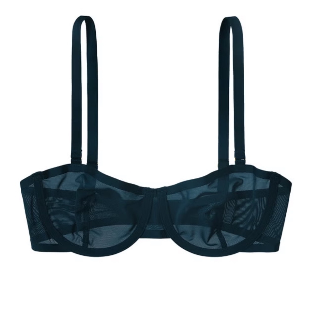 CUUP The Balconette Mesh Bra || NWOT || 36B || Ocean